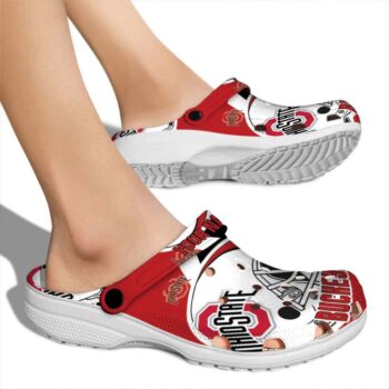 Custom Ohio State Buckeyes Football Helmet Crocs High quality