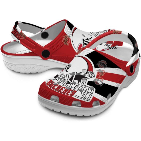 Custom Ohio State Buckeyes Football Helmet Crocs Latest Model