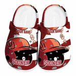 Custom Oklahoma Sooners Baseball Helmet Crocs Best selling