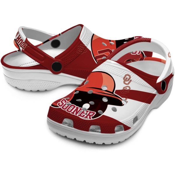 Custom Oklahoma Sooners Baseball Helmet Crocs Latest Model
