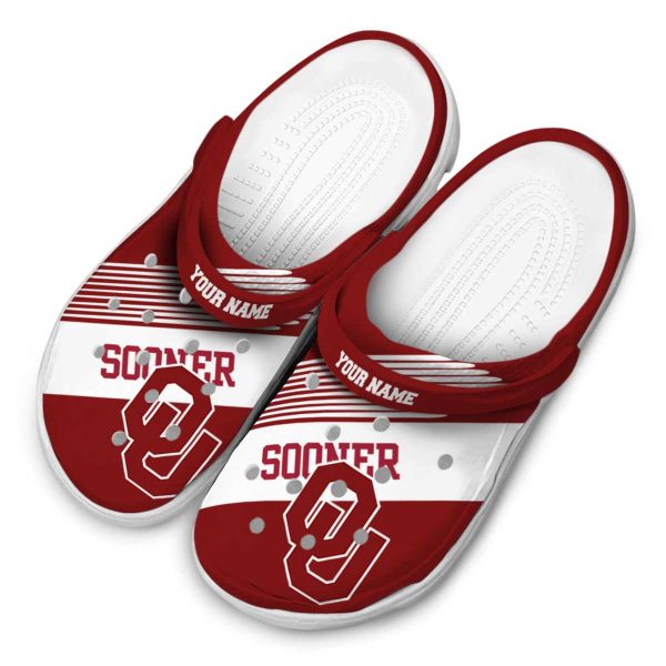 Custom Oklahoma Sooners Vibrant Dual Tone Crocs Trendy