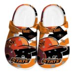 Custom Oklahoma State Cowboys Baseball Helmet Crocs Best selling