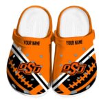 Custom Oklahoma State Cowboys Football Motif Crocs Best selling