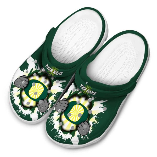 Custom Oregon Ducks Gripping Hand Crocs Trendy