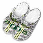 Custom Oregon Ducks Pinstripe Pattern Crocs Best selling