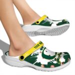 Custom Oregon Ducks Splatter Pattern Crocs Best selling