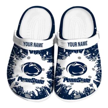 Custom Penn State Nittany Lions Splash Art Crocs Best selling