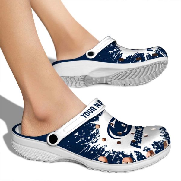 Custom Penn State Nittany Lions Splash Art Crocs High quality