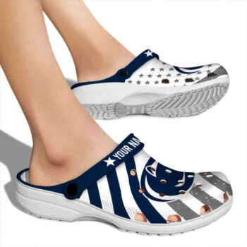 Custom Penn State Nittany Lions Star Spangled Graphic Crocs High quality