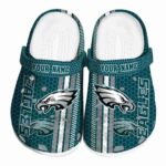 Custom Philadelphia Eagles Contrasting Stripes Crocs Best selling