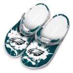 Custom Philadelphia Eagles Splatter Pattern Crocs Best selling