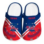 Custom Philadelphia Phillies Baseball Motif Crocs Best selling