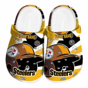 Custom Pittsburgh Steelers Baseball Helmet Crocs Best selling