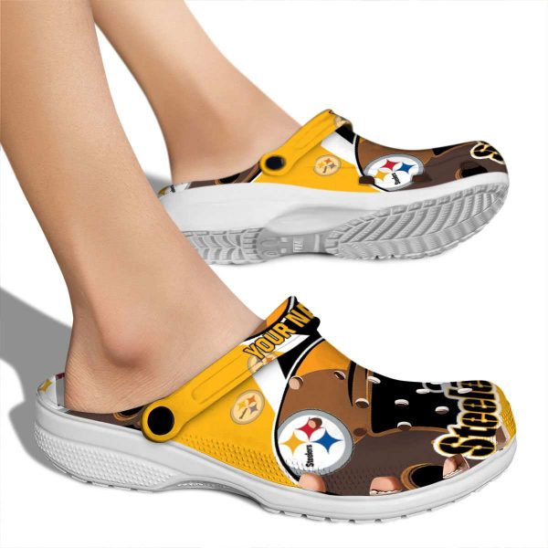 Custom Pittsburgh Steelers Baseball Helmet Crocs High quality