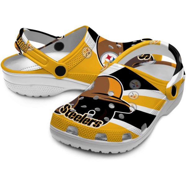 Custom Pittsburgh Steelers Baseball Helmet Crocs Latest Model