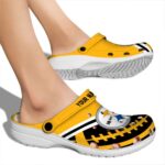 Custom Pittsburgh Steelers Football Motif Crocs Best selling