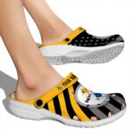Custom Pittsburgh Steelers Star Spangled Graphic Crocs Best selling