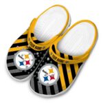 Custom Pittsburgh Steelers Star Spangled Graphic Crocs Best selling