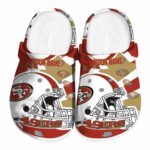 Custom San Francisco 49ers Football Helmet Crocs Best selling