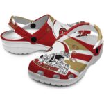Custom San Francisco 49ers Football Helmet Crocs Best selling