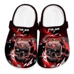 Custom San Francisco 49ers Gothic Skull Crocs Best selling