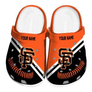 Custom San Francisco Giants Baseball Motif Crocs Best selling