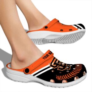 Custom San Francisco Giants Baseball Motif Crocs High quality