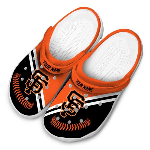 Custom San Francisco Giants Baseball Motif Crocs Trendy