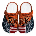 Custom San Francisco Giants Star Spangled Side Pattern Crocs Best selling