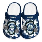 Custom Seattle Mariners Gripping Hand Crocs Best selling