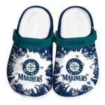 Custom Seattle Mariners Splash Art Crocs Best selling