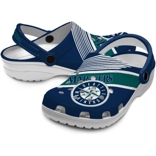 Custom Seattle Mariners Vibrant Dual Tone Crocs Latest Model