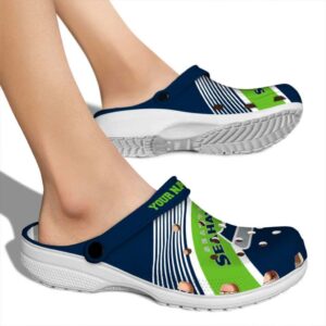 Custom Seattle Seahawks Vibrant Dual Tone Crocs High quality