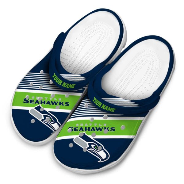 Custom Seattle Seahawks Vibrant Dual Tone Crocs Trendy