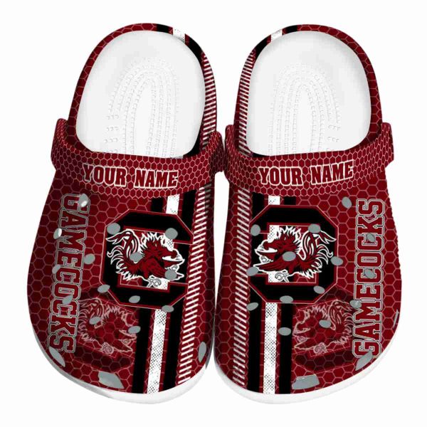 Custom South Carolina Gamecocks Contrasting Stripes Crocs Best selling