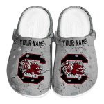 Custom South Carolina Gamecocks Cracked Texture Crocs Best selling