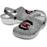 Custom South Carolina Gamecocks Cracked Texture Crocs Best selling