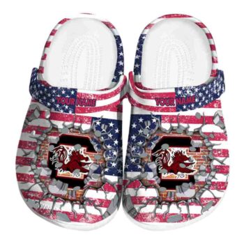 Custom South Carolina Gamecocks Freedom Splinter Crocs Best selling