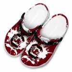 Custom South Carolina Gamecocks Splatter Pattern Crocs Best selling