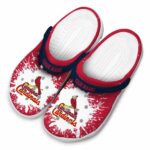 Custom St Louis Cardinals Splash Art Crocs Best selling
