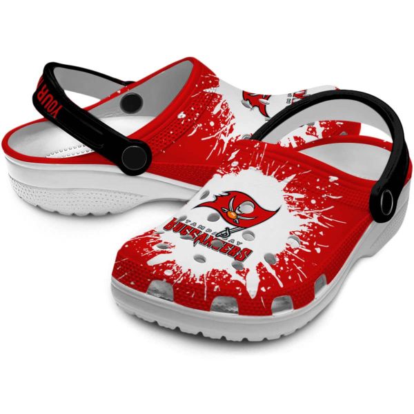 Custom Tampa Bay Buccaneers Splash Art Crocs Latest Model