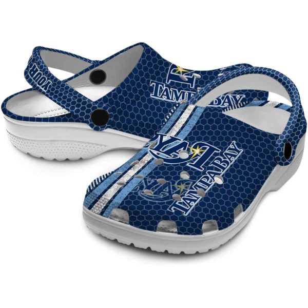 Custom Tampa Bay Rays Contrasting Stripes Crocs Latest Model