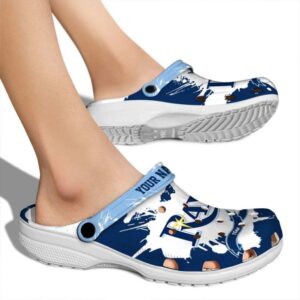 Custom Tampa Bay Rays Splatter Pattern Crocs High quality