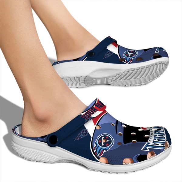 Custom Tennessee Titans Baseball Helmet Crocs High quality