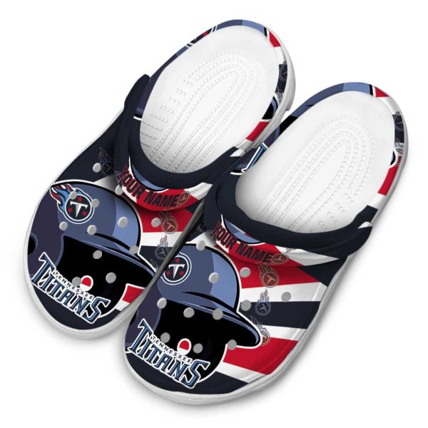 Custom Tennessee Titans Baseball Helmet Crocs Trendy