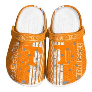 Custom Tennessee Volunteers Contrasting Stripes Crocs Best selling