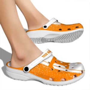 Custom Tennessee Volunteers Vertical Stripes Crocs High quality