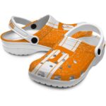 Custom Tennessee Volunteers Vertical Stripes Crocs Best selling