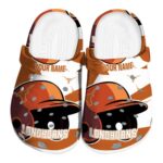 Custom Texas Longhorns Baseball Helmet Crocs Best selling