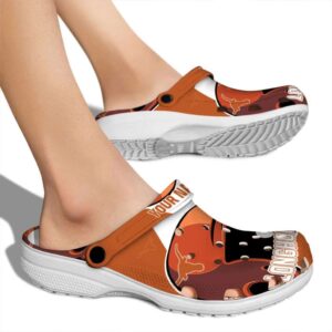 Custom Texas Longhorns Baseball Helmet Crocs High quality